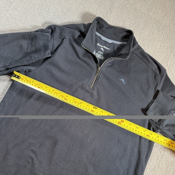 Tommy Bahama Blue Relax Antiqua Cove 1/4 Zip Pullover Sweater. Men's XL - Picture 6 of 6